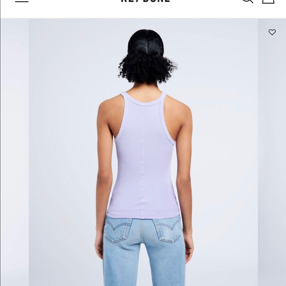RE/DONE Ribbed Tank Top - Picture 2 of 6